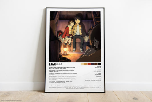 Erased Fan Poster Digital Download
