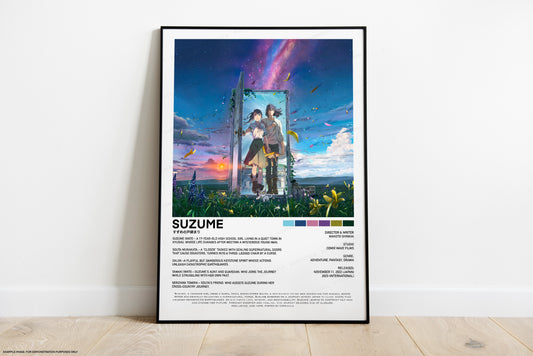 Suzume Fan Poster Digital Download