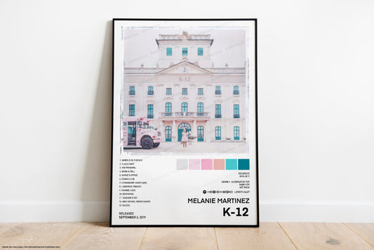 Melanie Martinez K-12 Album Poster Digital Download