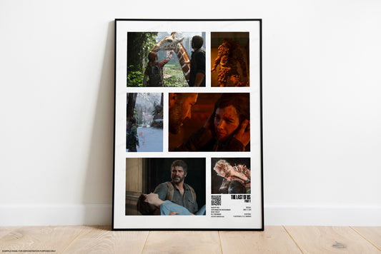 The Last Of Us Part 1 Game Poster Digital Download